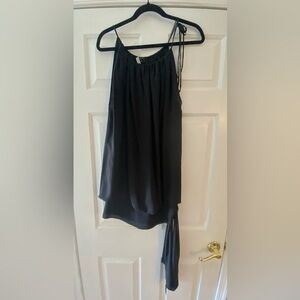 BCBGMAXAZRIA Elegant Silk Black Blouse